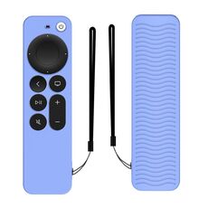 Custodia protettiva in silicone per Apple TV 4K 4 ° SIRI Remoteer (blu luminoso)