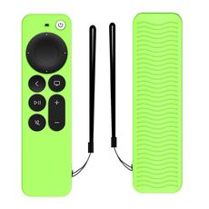Custodia protettiva in silicone per Apple TV 4K 4 ° SIRI Remote Controller (verde luminoso)