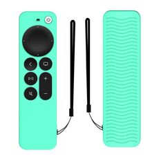 Custodia protettiva in silicone per Apple TV 4K 4th Siri Remote Controller (Ghiaccio verde)