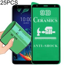 Per LG K40 25 PCS Full Screen a schermo intero Pellicola in ceramica