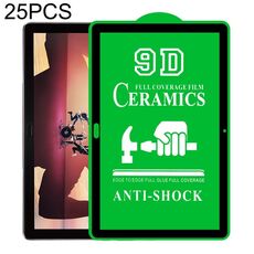 Per Huawei MediaPad M5 Lite 10.1 pollici 25 PCS 9D Full Schermo intero Pellicola in ceramica