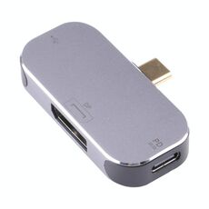 3 in 1 USB-C / Type-C maschio a Dual USB-C / Type-C + DP Adattatore femminile