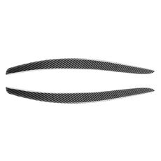 2 pezzi / set fibra di carbonio auto lampada per sopracciglia adesivo decorativo per BMW E92 / E93 2006-2012, versione a goccia