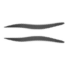 2 pezzi / set fibra di carbonio auto lampada per sopracciglia adesivo decorativo per lexus IS250 / IS300 2006-2012, versione a goccia