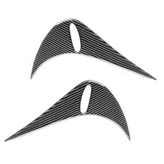 2 pz / set fibra di carbonio auto posteriore lampada per sopracciglia adesivo decorativo per Toyota GT86 / Subaru BRZ 2012-2016, versione a goccia