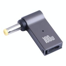 100W USB-C / Type-C femmina a DC 4.8x1.7mm Adattatore di ricarica del computer maschio