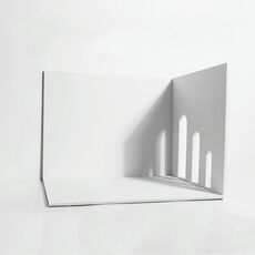 2 Bordo di sfondo + grande porta a 3 arco in legno massello geometrico poligono poligono puntelli creativi fotografia ornamenti