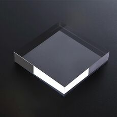 Quadrato 12x12x1.5 cm Trasparente acrilico Geometric Pops Puntelli fotografia Sfondo Piatto Ornamenti
