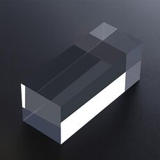 Cubo 4x4x10cm Trasparente Acrilico Geometrico Acrilico Popolare Puntelli fotografia Sfondo Piatto Ornamenti