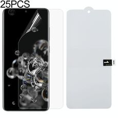 Per Galaxy S20 Ultra 25 PCS Pellicola protettiva per schermo intero a prova di esplosione in idrogel