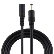 8A 5.5 x 2.1mm Cavo di prolunga alimentazione DC femmina-maschio, lunghezza: 3m (nero)