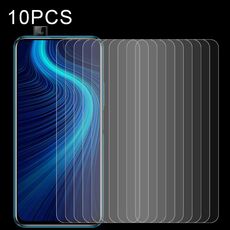 Per Huawei Honor X10 10 PCS Pellicola in vetro temperato trasparente a metà schermo