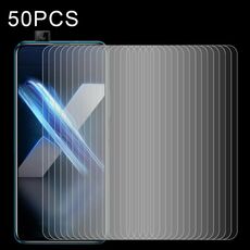 Per Huawei Honor X10 Pro 50 PCS Pellicola in vetro temperato trasparente a metà schermo