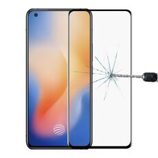 Per Vivo X50 Pellicola in vetro temperato a schermo intero con bordo curvo 3D