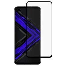 Per Huawei Honor Play4 Pro Full Glue Pellicola in vetro temperato a schermo intero (nero)