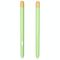 Custodia protettiva a penna stilo in silicone liquido per Samsung Galaxy Tab S6 Lite P610 / P615 (Green Yellow)