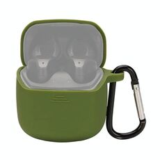 Custodia protettiva per auricolari in silicone per JBL Club Pro +, con gancio (Matcha)