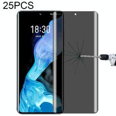 Per Meizu 18 / 18s 25 Pz 0.3mm 9h Durezza superficie 3D Surface Superficie Curve Privacy Pellicola Vetro