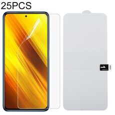 Per Xiaomi Poco X3 25 PCS Protezione a schermo intero Pellicola a prova di esplosione Pellicola di idrogel