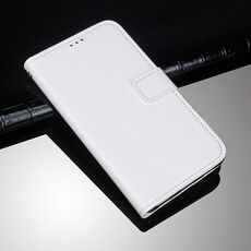 Per Asus Zenfone 8 ZS590KS Idewei Crazy Horse Texture Custodia in pelle flip orizzontale con supporto e carte slot e portafoglio (bianco)