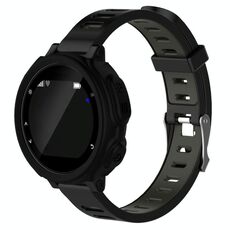 Custodia protettiva per orologio in silicone tinta unita per Garmin F235 / F750 (nero)