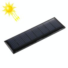 Cella modulo pannello solare batteria solare fai da te 4V 0.2W 50mAh, dimensioni: 75 x 23,5 mm