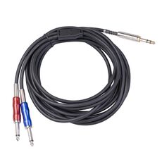 BLS0201-50 Stereo Stereo 6.35mm Maschio a Dual Mono 6.35mm Cavo audio, Lunghezza: 5m