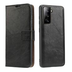 Per Samsung Galaxy S21 Ultra 5G Crazy Horse Texture Caso posteriore magnetico rimovibile Cover Intera orizzontale in pelle flip con supporto e carte Slot & Photo Frame & Portafoglio (nero)