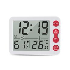 TS-9606-WR GRANDE SCREEN SCREEN TIMER Temperatura Temperatura Misuratore di umidità (rosso bianco) (rosso + bianco)