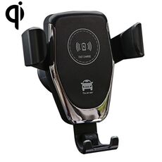 Caricabatteria wireless per presa d'aria per auto Caricabatteria wireless standard Qi (nero)