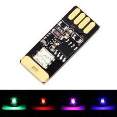 Car Styling USB LED Atmosfera acustica colorata Luce tattile Cambia colore che regola la lampada dell'umore