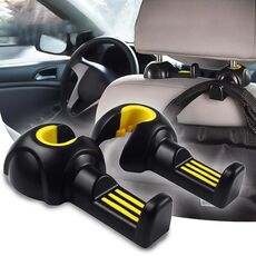 3R-2112 2 PCS Seggiolino auto Schienale Comodo gancio per borse, supporto per ganci, consegna a colori casuali
