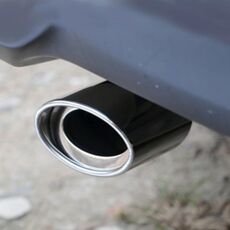 Tubi di coda in acciaio inossidabile con modifica del silenziatore del tubo di scarico dell'automobile (diametro interno 60 mm)