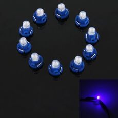 10pcs 2W T4.2 Cuneo del cruscotto del cruscotto del cruscotto del cruscotto del cruscotto del cruscotto del cruscotto della luce del cuneo (luce blu)