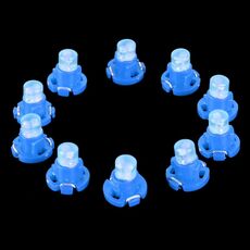 10 PCS 2W T4.2 Pannello per cuneo Pannello LED Light Dashboard Indicatore Lampadina (Ice Blue Light)