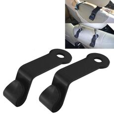 2 PCS 3R 1.5kg Capacità di carico Sedile posteriore per auto Comodo gancio per articoli vari per lo zaino in plastica