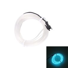 Striscia LED flessibile a luce fredda da 1 m per la decorazione dell'auto (luce blu ghiaccio)