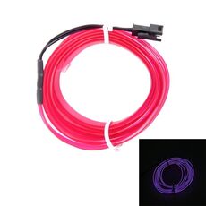 Striscia LED flessibile a luce fredda da 1 m per la decorazione dell'auto (luce viola)
