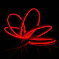 Striscia LED flessibile a luce fredda da 1 m per la decorazione dell'auto (luce rossa)