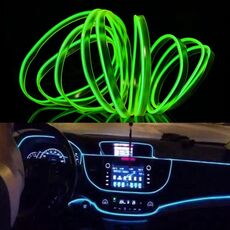 Striscia LED flessibile a luce fredda 2M per la decorazione dell'auto