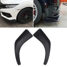 2 pezzi Universal Fit Paraurti anteriore per auto Spoiler Splitter per labbra Diffusore SUV Pala anteriore in ABS, Lunghezza: 74 cm