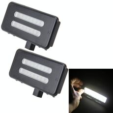 2 luci della lampada dello specchio di vanità del LED dell'automobile della luce bianca di PCS con 18 lampade SMD-3528 per BMW E60 / E60N / E61 / E61N / E90 / E90N / E91 / E91N / E92 / E92N / E70 / E71 / E84 / F25 / X3