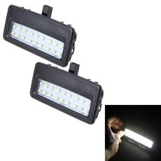 2 luci della lampada dello specchio di vanità del LED dell'automobile della luce bianca di PCS con 18 lampade SMD-3528 per BMW F10 / F11 / F07 / F01 / F02 / F03 / F04