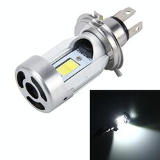 H4 HS1 Fari per moto COB Faretti Fendinebbia per auto elettriche 6000K 20W 2600LM 5000Hours (luce bianca)