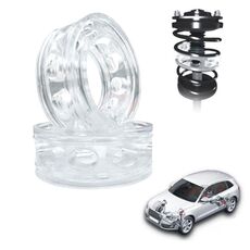 2 PCS Car Auto Tipo F Ammortizzatore Ammortizzatore a molla Paraurti Power Cushion Buffer, Distanza tra le molle: 13 mm, Altezza colloide: 36 mm