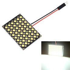 DC12V / 4W / 6000K / 240LM 48LEDs SMD-2835 Lampada da lettura per auto a cupola