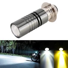 Fari per motocicli PX15D DC12V / 6.2W (giallo + bianco)