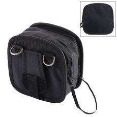 Sacchetto filtro in nylon 9 pezzi con cinturino, dimensioni: 14 × 12 × 6 cm (nero)