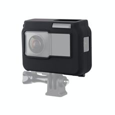 Per fotocamera panoramica Insta360 One R con cornice custodia protettiva in silicone antiurto (nera)