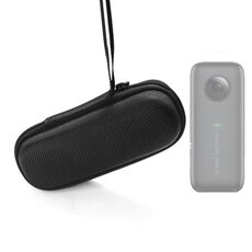 Custodia protettiva per fotocamera panoramica sportiva da 2 PC per Insta360 ONE X, dimensioni: 14 cm x 6 cm x 5,5 cm (nero)